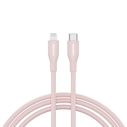 Canyon CLNM60 C-L 60W MFI Silikonkabel 1m rosa