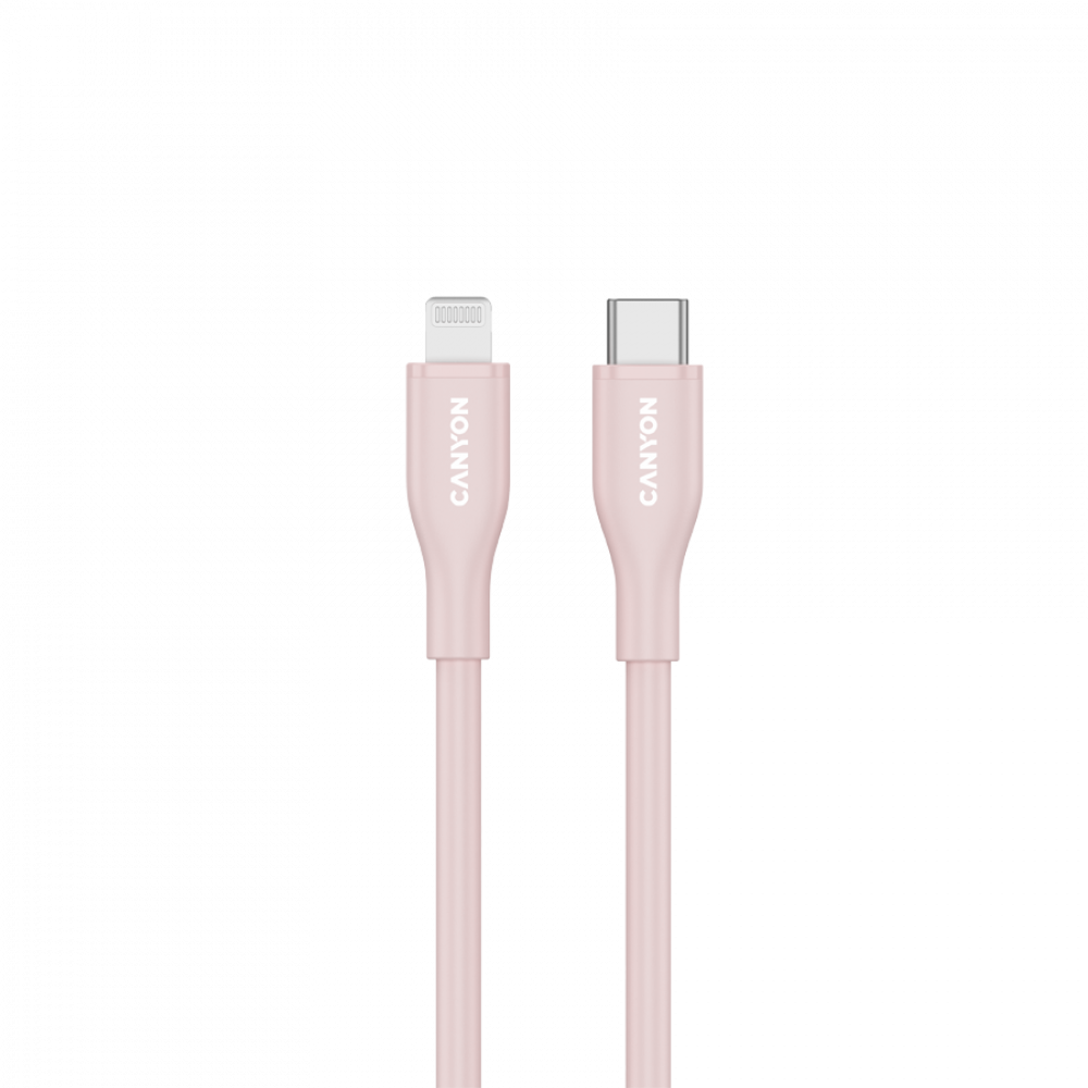 Canyon CLNM60 C-L 60W MFI Silikonkabel 1m rosa