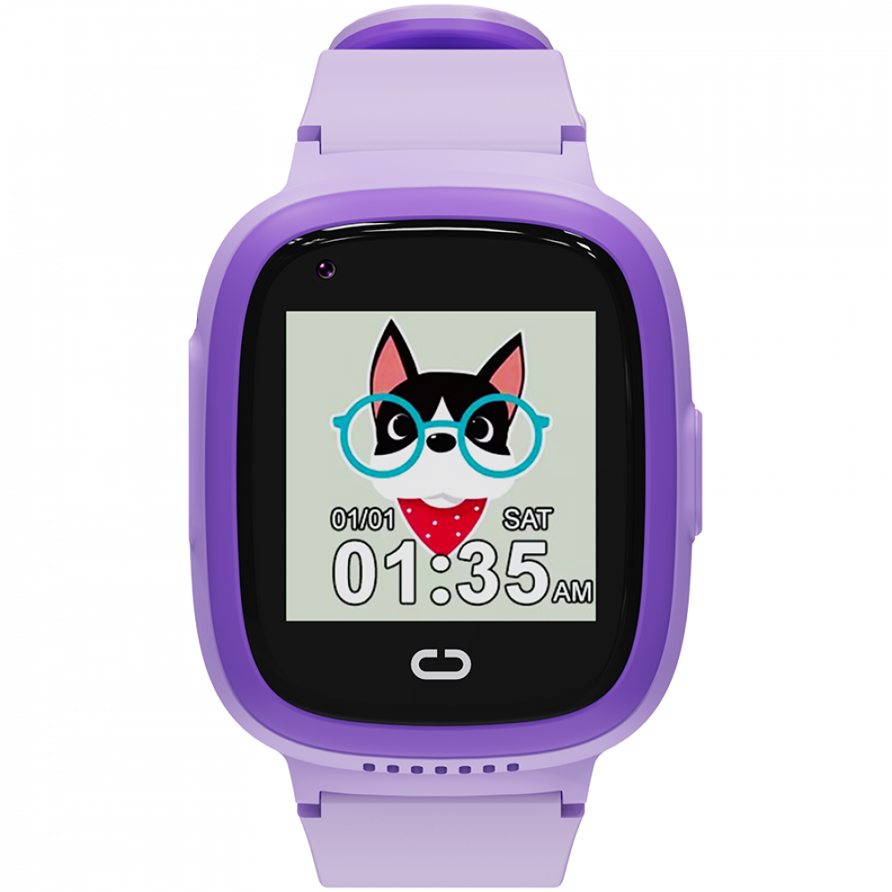 Smartwatch für Kinder mit GPS und 4G-Videoanruf Canyon Sunny KW-48 violett