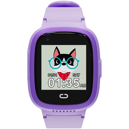 Smartwatch für Kinder mit GPS und 4G-Videoanruf Canyon Sunny KW-48 violett