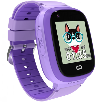 Smartwatch für Kinder mit GPS und 4G-Videoanruf Canyon Sunny KW-48 violett