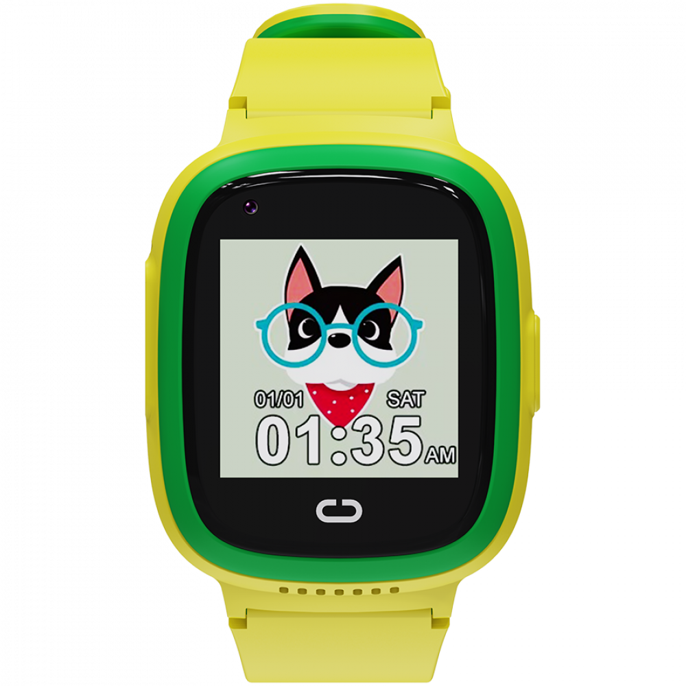 Smartwatch dla dzieci z GPS i WIDEO rozmową 4G Canyon Sunny KW-48 żółty