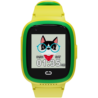 Smartwatch dla dzieci z GPS i WIDEO rozmową 4G Canyon Sunny KW-48 żółty
