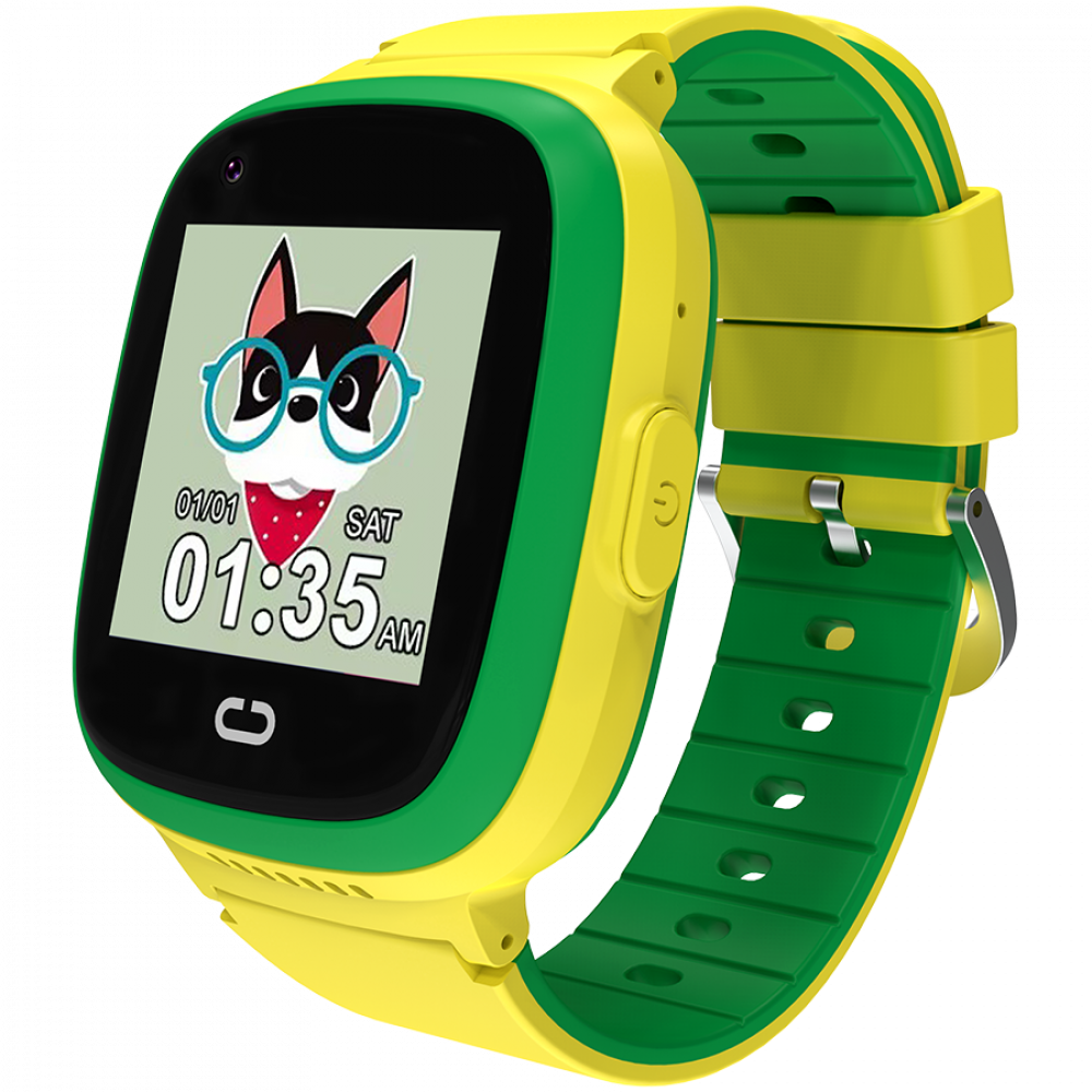 Smartwatch dla dzieci z GPS i WIDEO rozmową 4G Canyon Sunny KW-48 żółty