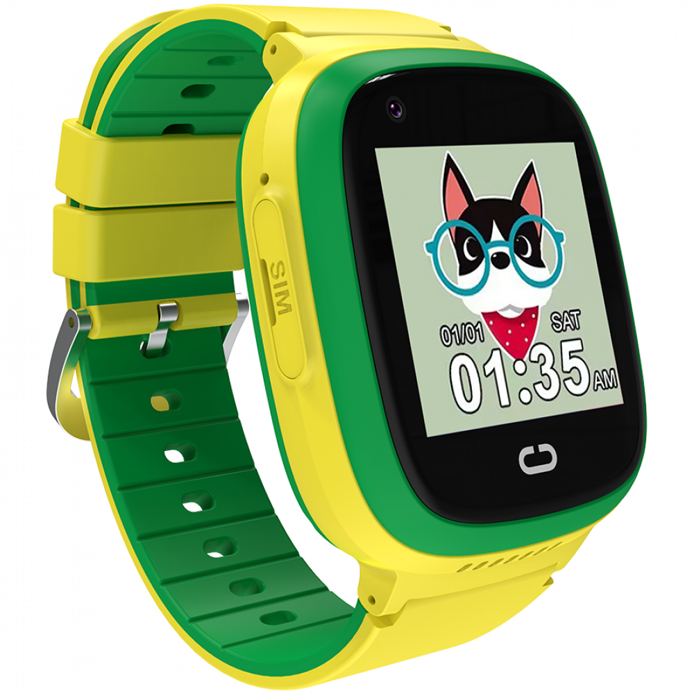 Smartwatch dla dzieci z GPS i WIDEO rozmową 4G Canyon Sunny KW-48 żółty