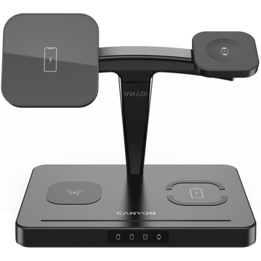 Canyon WS 404 15W 4-in-1 Wireless Charger Black