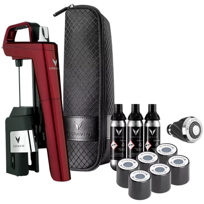 CORAVIN Timeless Six Plus Wine Preservation System Burgundy