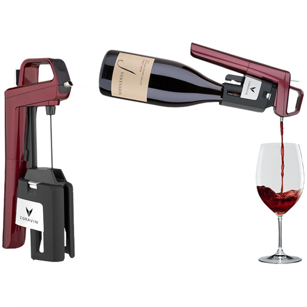 CORAVIN Timeless Six Plus Wine Preservation System Burgundy