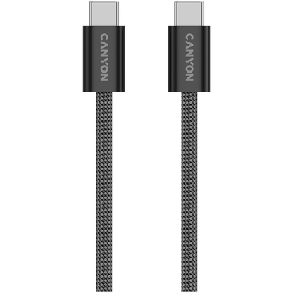 Magnetic cable OnWire 60MG USB-C - USB-C 60W 1m Canyon 60MG black