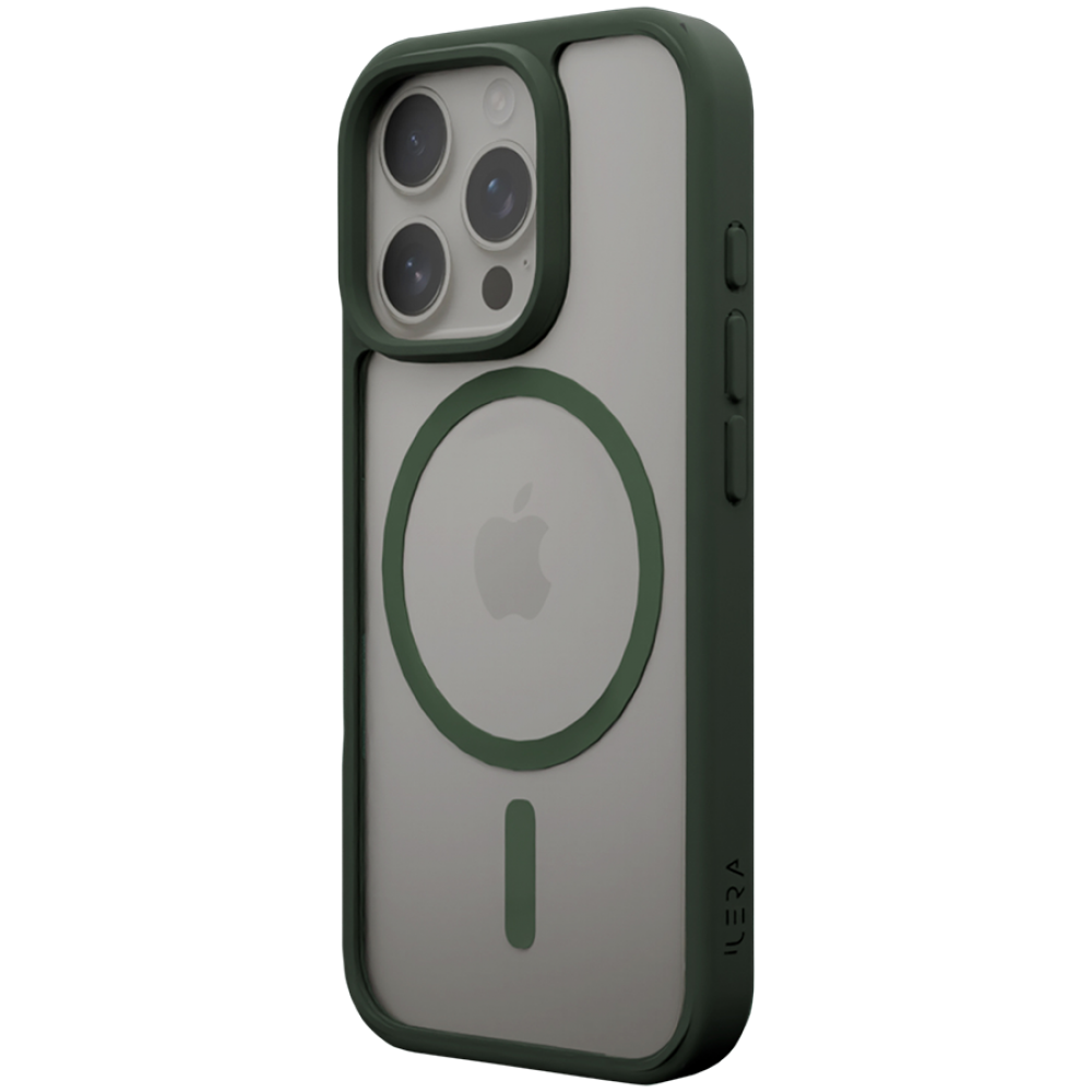 iLera Go ColorAnt Clear Case Schutzhülle für iPhone 16 Pro grün