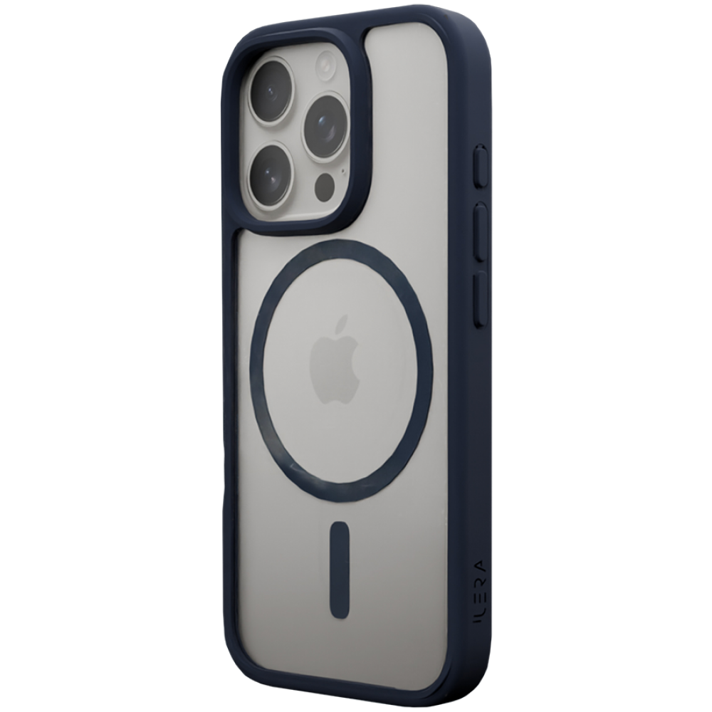 iLera Go ColorAnt Clear Case Schutzhülle für iPhone 16 Pro blau