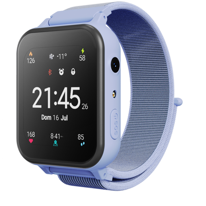 Canyon KW-37 Blue Smartwatch for Kids with MP3, Learning and Entertainment