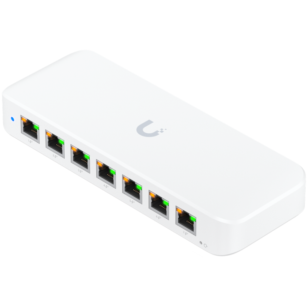 Przełącznik UBIQUITI UniFi Switch Ultra 8 portowy z PoE biały