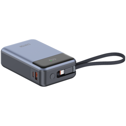 Powerbank 20000 mAh PD 65W z kablem Canyon OnPower 600 grafitowy