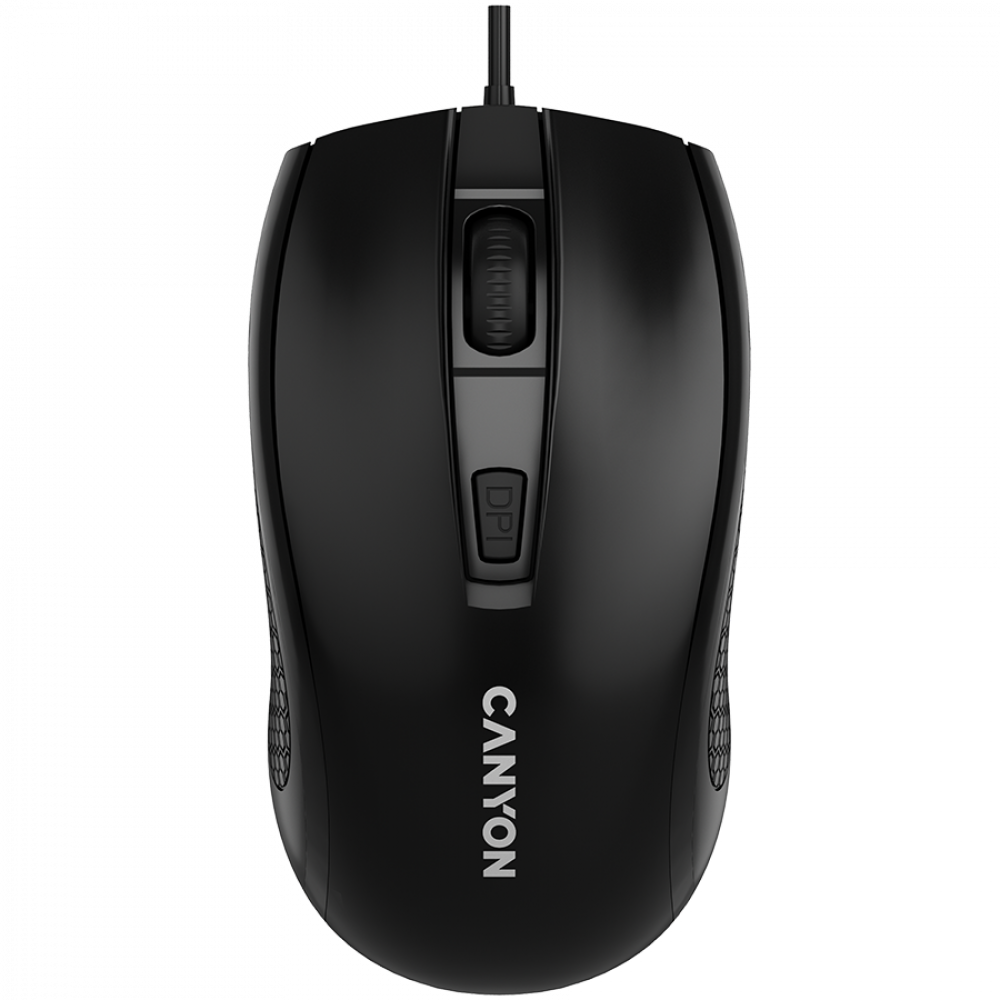 Kabelgebundene Maus Canyon M 4 1000 DPI ergonomisch schwarz