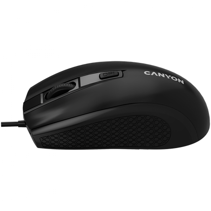 Kabelgebundene Maus Canyon M 4 1000 DPI ergonomisch schwarz