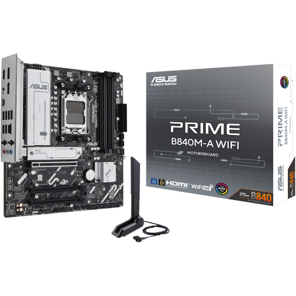 ASUS PRIME B840M A WIFI Hauptplatine Sockel AM5 Micro ATX