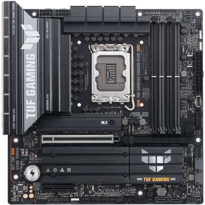 ASUS TUF GAMING B860M PLUS Micro ATX Motherboard for Intel Core Ultra Processors Black
