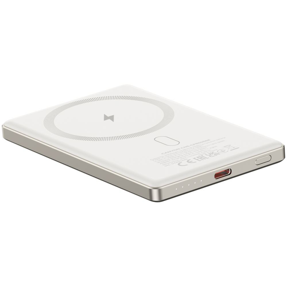 Power bank Magsafe 5000 mAh PD20W slim Canyon OnPower 505 beige