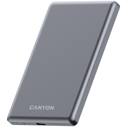 Canyon OnPower 505 Graphite 5000 mAh PD 20W Slim Magsafe Power Bank