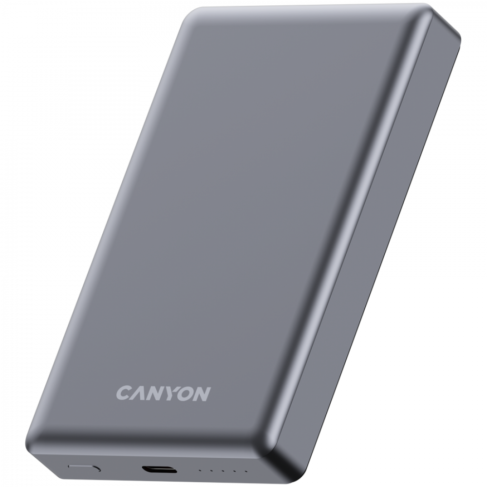 Powerbank 10000 mAh PD20W slim Magsafe Canyon OnPower 510 grau