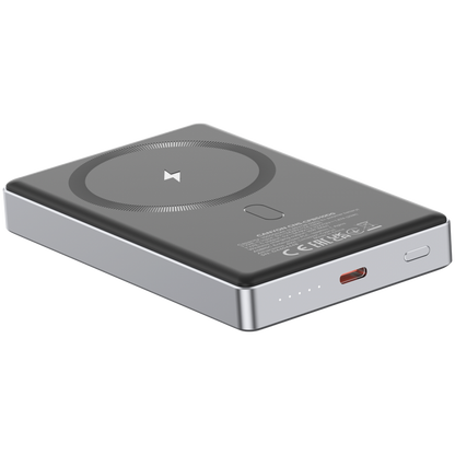 Powerbank 10000 mAh PD20W slim Magsafe Canyon OnPower 510 grau
