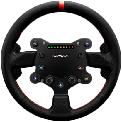 SIMAGIC GT Sport 300mm Steering Wheel, QR50, paddles, leather, S201