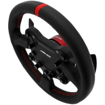 SIMAGIC GT Sport 300mm Steering Wheel, QR50, paddles, leather, S201