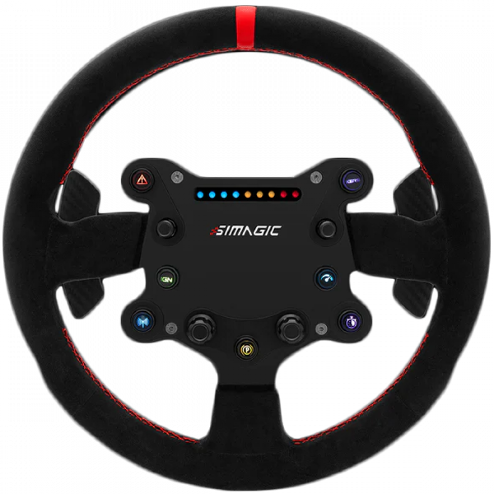 SIMAGIC GT Sport 300mm Steering Wheel with RGB black/red