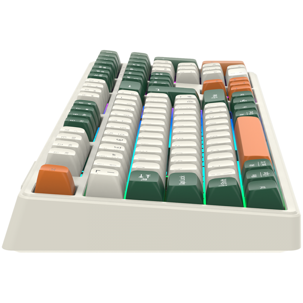Canyon GKW 11 Kabellose Mechanische RGB-Tastatur weiß
