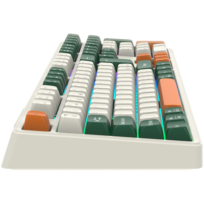 Canyon GKW 11 Kabellose Mechanische RGB-Tastatur weiß