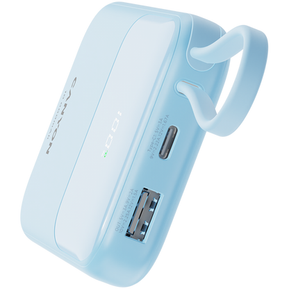 Powerbank 10000 mAh PD 22.5W with cable Canyon OnPower 101 blue