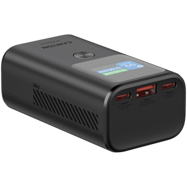 Powerbank 10000 mAh PD 30W TFT portable Canyon OnPower 130 graphite