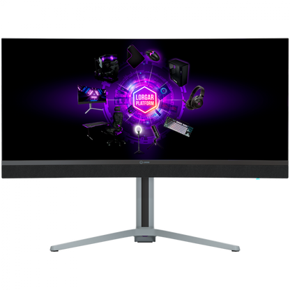 34 Zoll UWQHD Gaming-Monitor 3440x1440 Curved Lorgar schwarz
