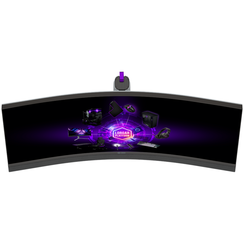 34 Zoll UWQHD Gaming-Monitor 3440x1440 Curved Lorgar schwarz
