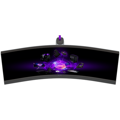34 Zoll UWQHD Gaming-Monitor 3440x1440 Curved Lorgar schwarz