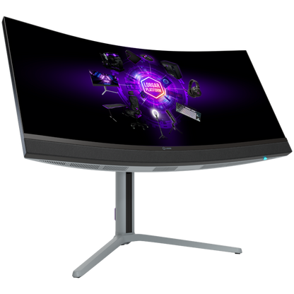 34 Zoll UWQHD Gaming-Monitor 3440x1440 Curved Lorgar schwarz