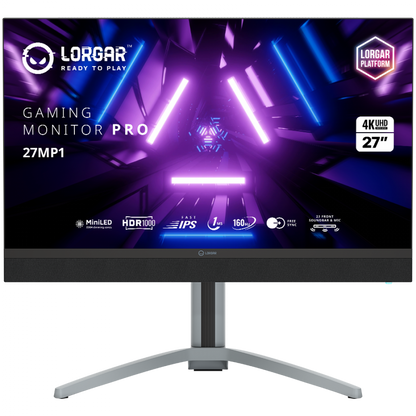 27'' 4K MiniLED 3840x2160 Lorgar UHD Pro Black/Gray Gaming Monitor