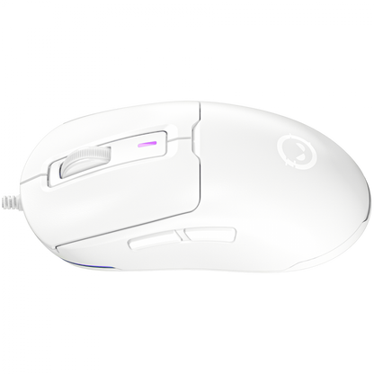 Lorgar MSA10 White Wired Ultralight Gaming Mouse
