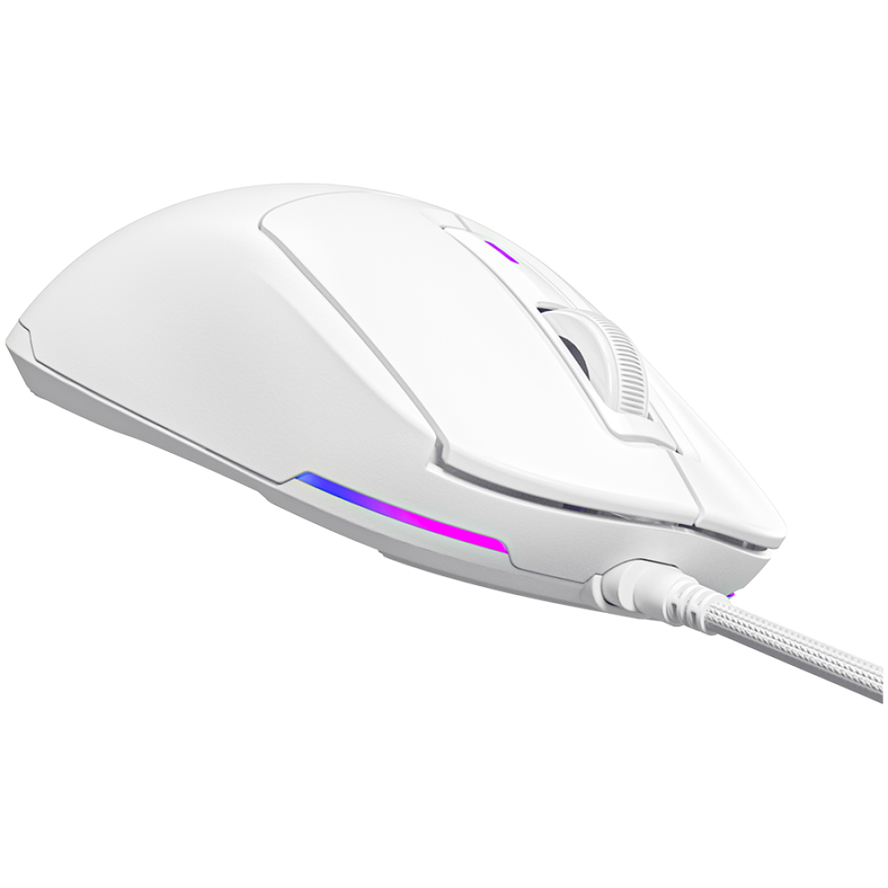 Lorgar MSA10 White Wired Ultralight Gaming Mouse