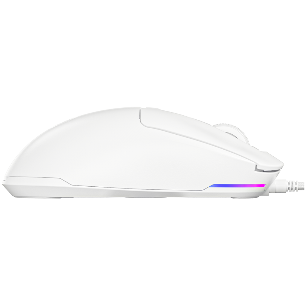 Lorgar MSA10 White Wired Ultralight Gaming Mouse
