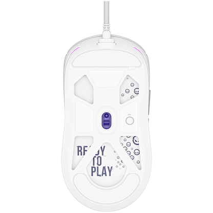 Lorgar MSA10 White Wired Ultralight Gaming Mouse
