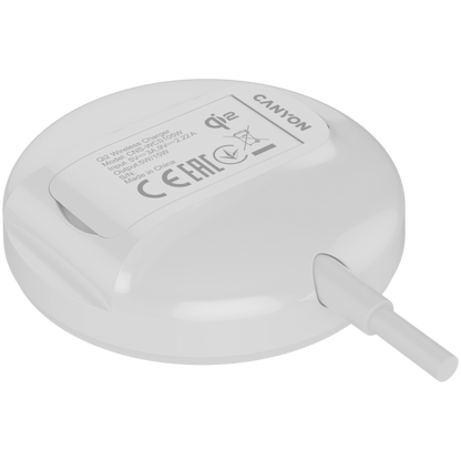 Ładowarka bezprzewodowa 15W Qi2 do telefonu Canyon WS-105 biała