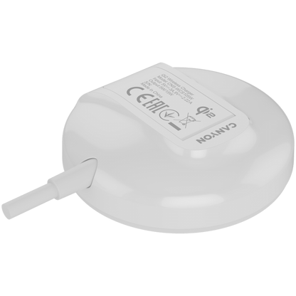 Ładowarka bezprzewodowa 15W Qi2 do telefonu Canyon WS-105 biała