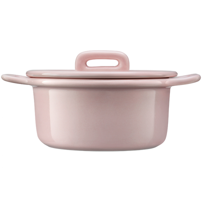 Buydeem CT1002 240ml Ceramic Covered Serving Dish Pink