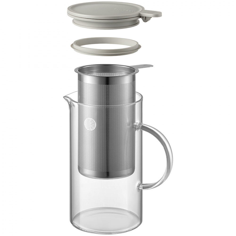 Glaskanne mit Teesieb Buydeem CD2002 800 ml für Tee