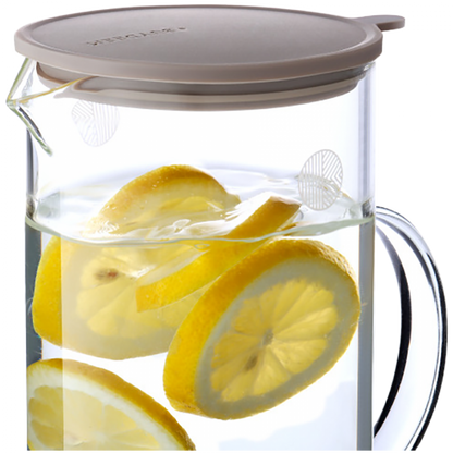 Buydeem Glaskrug CD2003 mit Silikondeckel 1200 ml