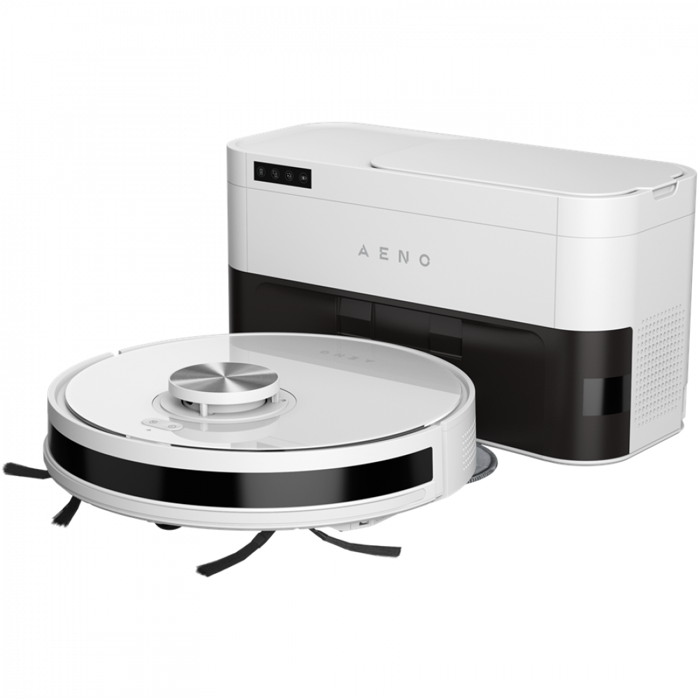 2-in-1 Robot Vacuum Cleaner Aeno RC6S 4000Pa with Map White