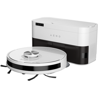 2-in-1 Robot Vacuum Cleaner Aeno RC6S 4000Pa with Map White