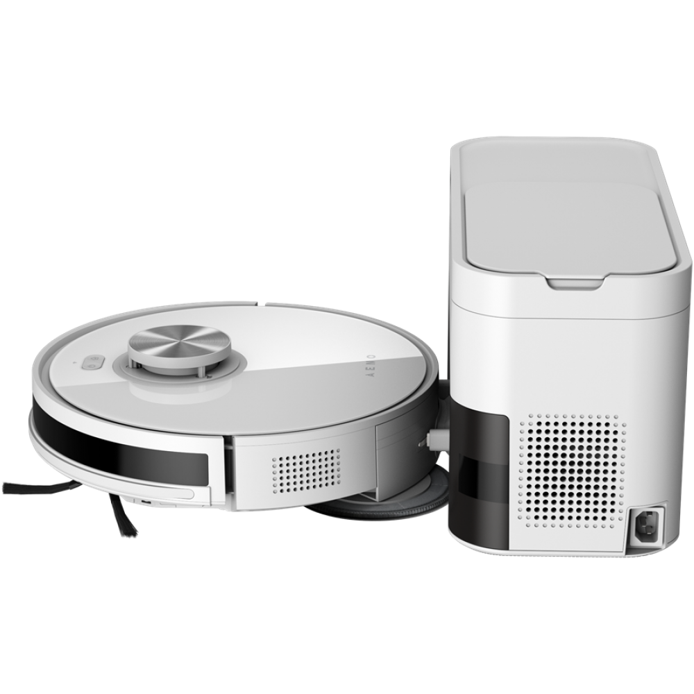 2-in-1 Robot Vacuum Cleaner Aeno RC6S 4000Pa with Map White
